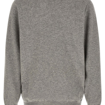Brunello Cucinelli Gray Cashmere Cardigan