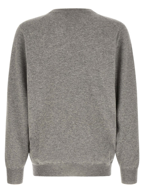 Brunello Cucinelli Gray Cashmere Cardigan