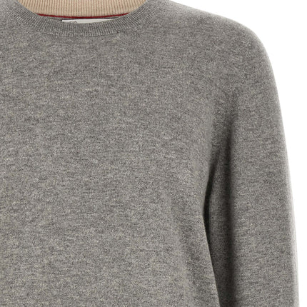 Brunello Cucinelli Gray Cashmere Cardigan
