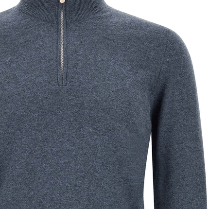 Brunello Cucinelli Blue Cashmere Cardigan Brunello Cucinelli