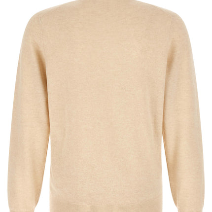 Brunello Cucinelli Beige Cashmere Polo Shirt