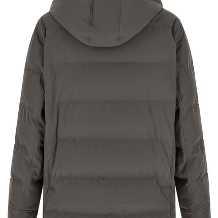 Brunello Cucinelli Gray Polyamide Parka Brunello Cucinelli
