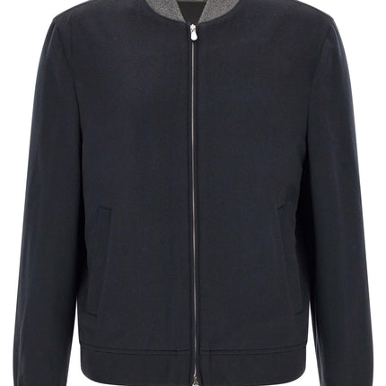 Brunello Cucinelli Blue Cashmere Bomber