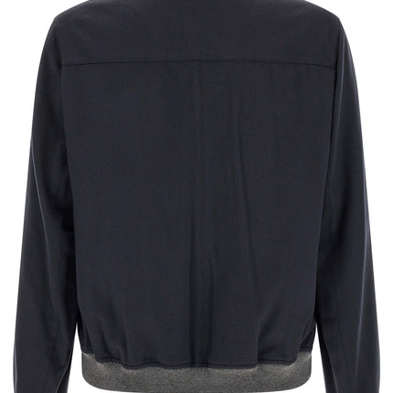 Brunello Cucinelli Blue Cashmere Bomber