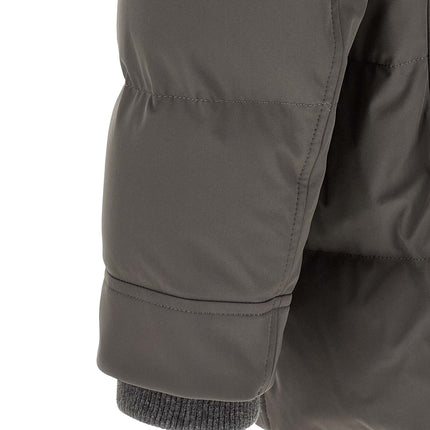 Brunello Cucinelli Gray Polyamide Parka Brunello Cucinelli