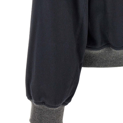 Brunello Cucinelli Blue Cashmere Bomber