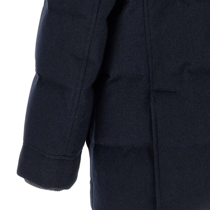 Brunello Cucinelli Blue Wool Parka Brunello Cucinelli