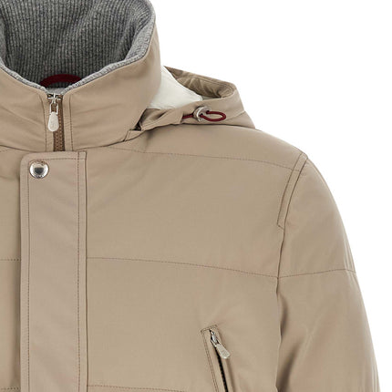 Brunello Cucinelli Beige Polyamide Parka