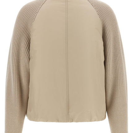 Brunello Cucinelli Beige Cotton Full-Length Jacket