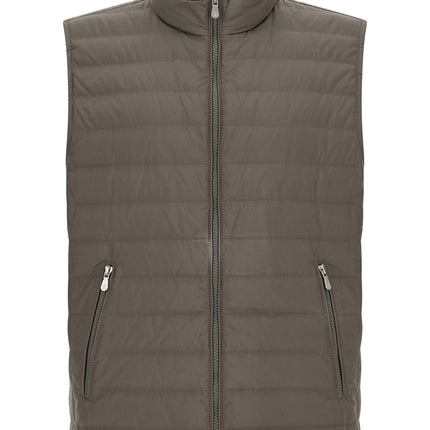 Brunello Cucinelli Bicolor Polyester Sleeveless Jacket