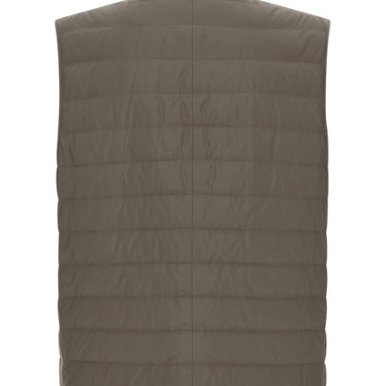 Brunello Cucinelli Bicolor Polyester Sleeveless Jacket