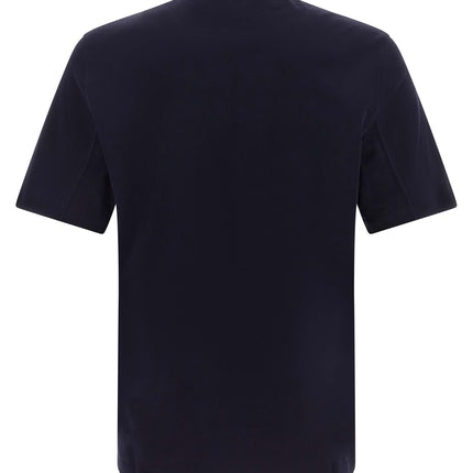 Brunello Cucinelli Blue Cotton T-Shirt
