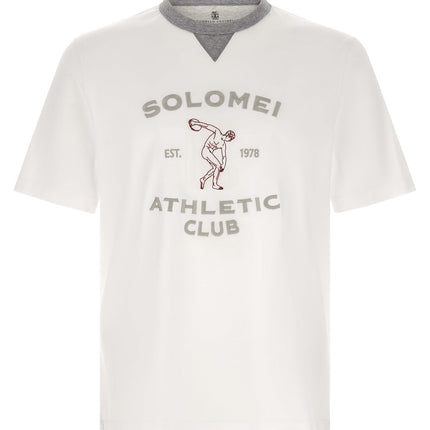 Brunello Cucinelli White Cotton T-Shirt