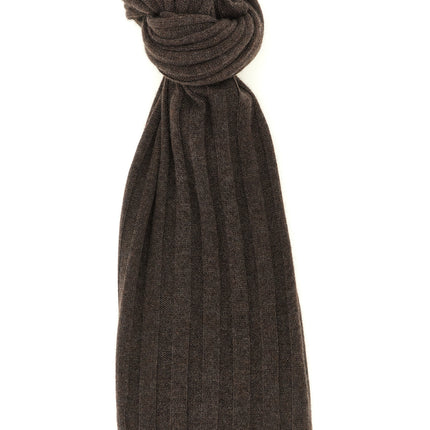 Brunello Cucinelli Brown Cashmere Scarf