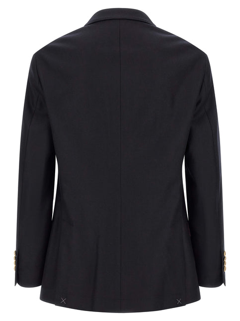 Brunello Cucinelli Blue Virgin Wool Blazer Brunello Cucinelli