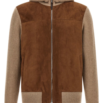 Brunello Cucinelli Brown Lamb Leather Bomber