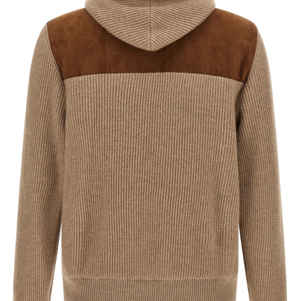 Brunello Cucinelli Brown Lamb Leather Bomber