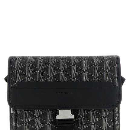 Lacoste Black Pvc Crossbody Bag
