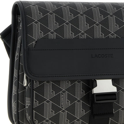 Lacoste Black Pvc Crossbody Bag