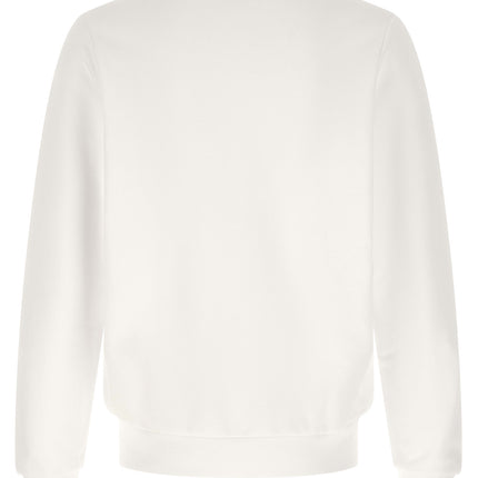 Lacoste White Cotton Sweatshirt
