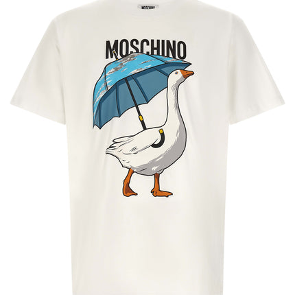 Moschino White Cotton T-Shirt