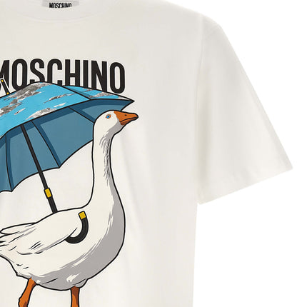 Moschino White Cotton T-Shirt