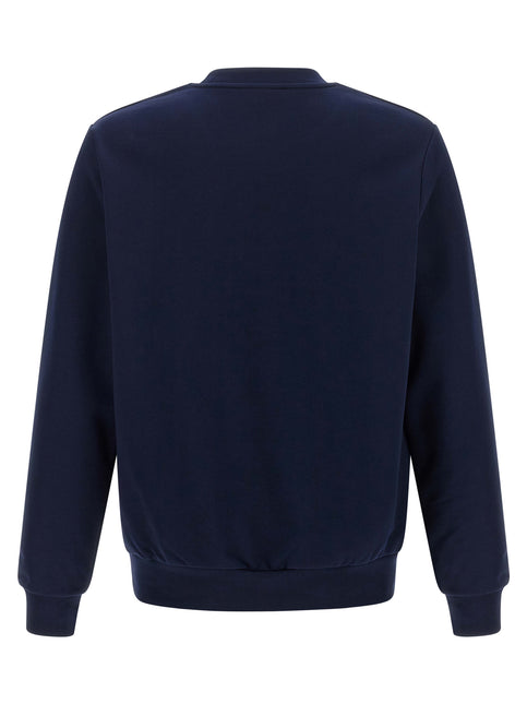Lacoste Blue Cotton Sweatshirt
