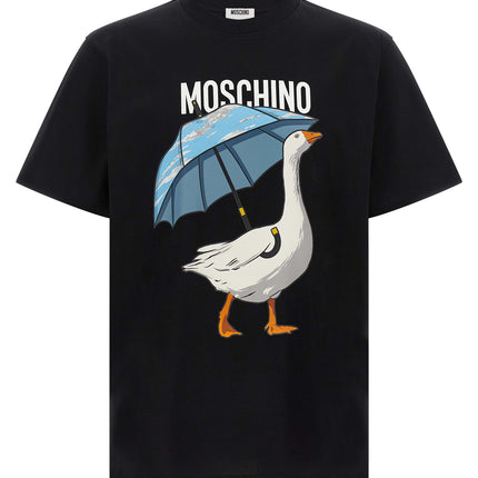 Moschino Black Cotton T-Shirt