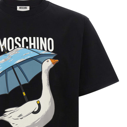 Moschino Black Cotton T-Shirt