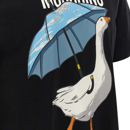 Moschino Black Cotton T-Shirt