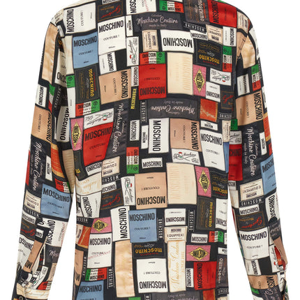 Moschino Multicolor Silk Blouse