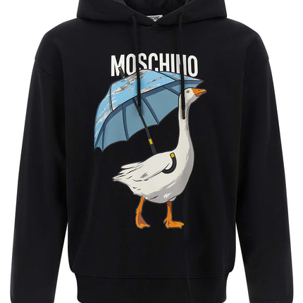 Moschino Black Cotton Sweatshirt Moschino