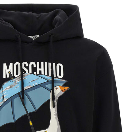 Moschino Black Cotton Sweatshirt Moschino