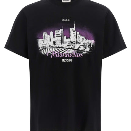 Moschino Black Cotton T-Shirt