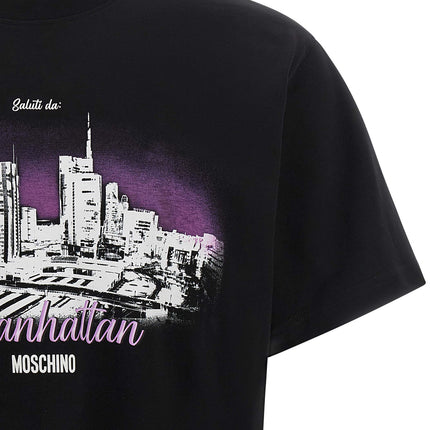 Moschino Black Cotton T-Shirt