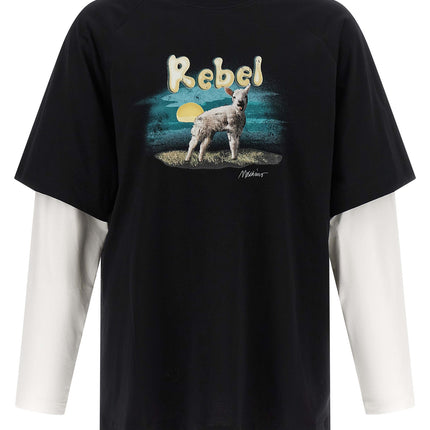 Moschino Multicolor Cotton T-Shirt