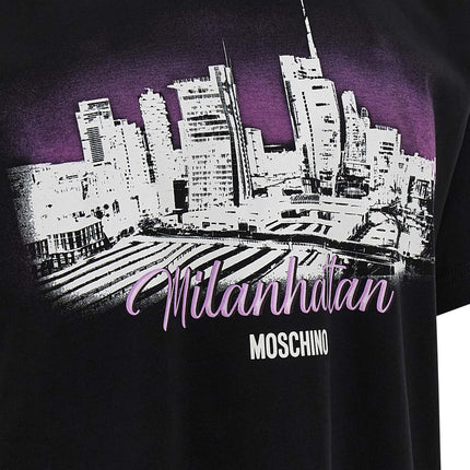 Moschino Black Cotton T-Shirt