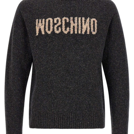Moschino Gray Wool Cardigan
