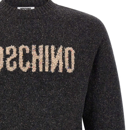 Moschino Gray Wool Cardigan