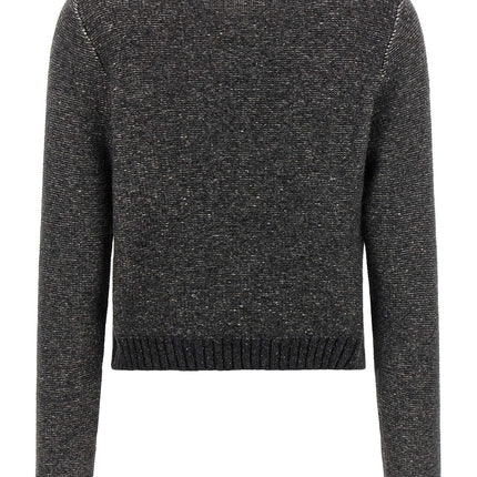 Moschino Gray Wool Cardigan