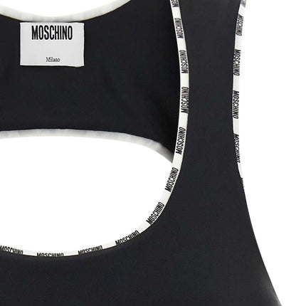 Moschino Bicolor Polyamide Sport Bra
