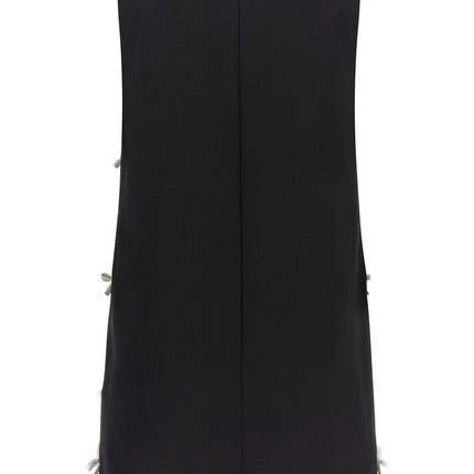 Moschino Bicolor Virgin Wool Short Dress