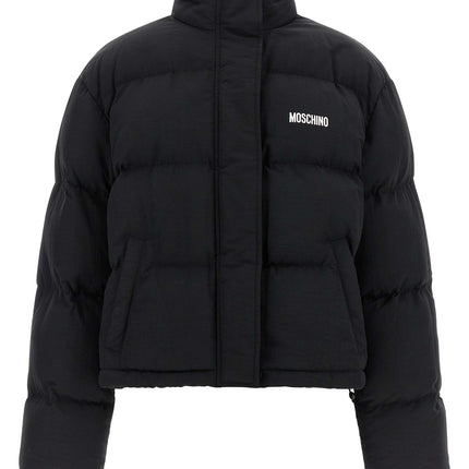 Moschino Black Polyamide Bomber