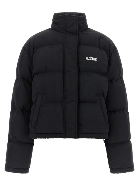 Moschino Black Polyamide Bomber
