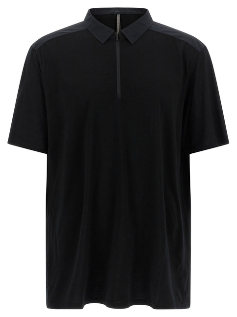Arc'teryx Veilance Black Wool Polo Shirt