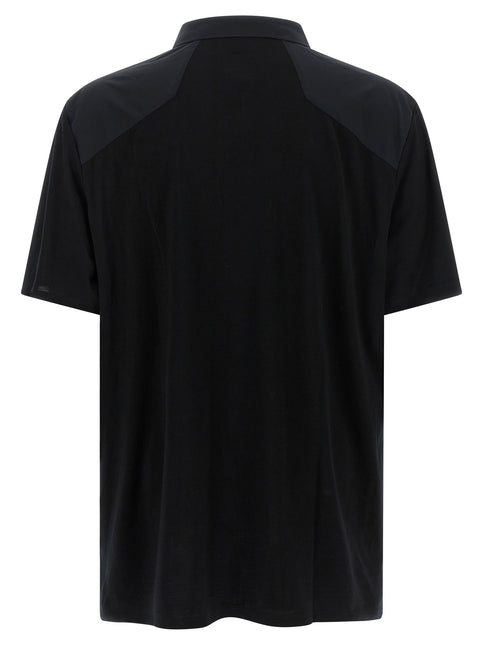 Arc'teryx Veilance Black Wool Polo Shirt