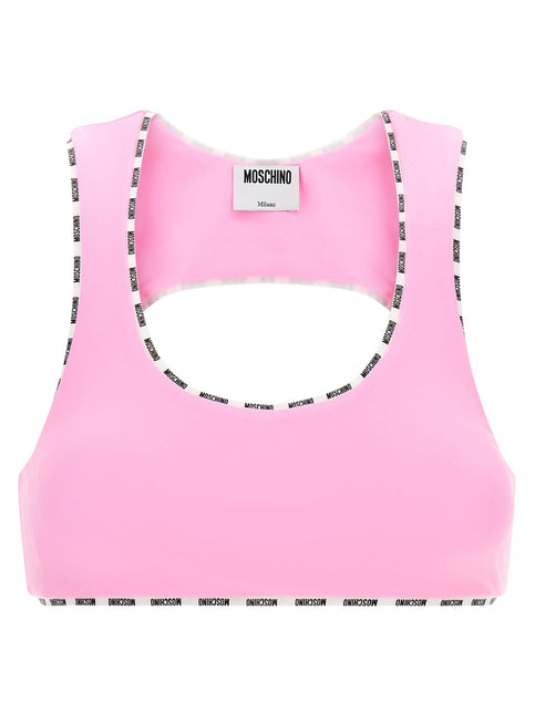 Moschino Multicolor Polyamide Sport Bra