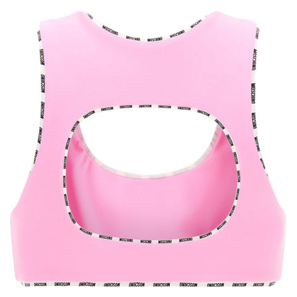 Moschino Multicolor Polyamide Sport Bra
