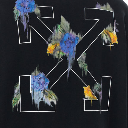 Off-White Black Cotton Sweatshirt