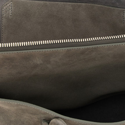 The Attico Gray Bovine Leather Shoulder Bag The Attico